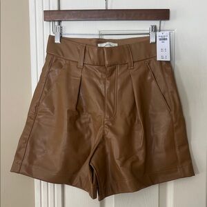 Abercrombie & Fitch High Waist Tan Shorts